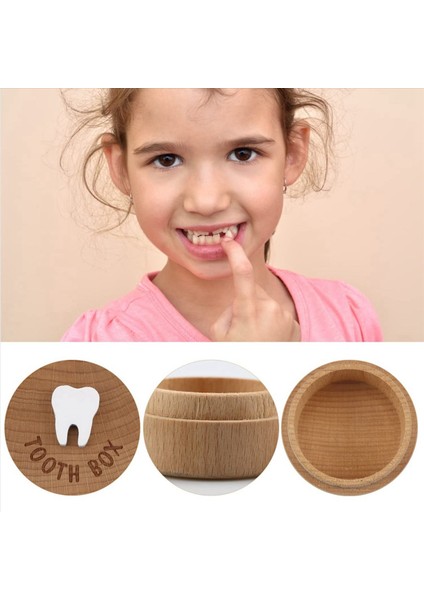 2x Diş Peri Kutusu 3D Oyma Ahşap Kutu Hadi Damgalı Diş Kaldırma Saklama Kutusu Si Erkek Veya Kız Için (Yurt Dışından) modelleri