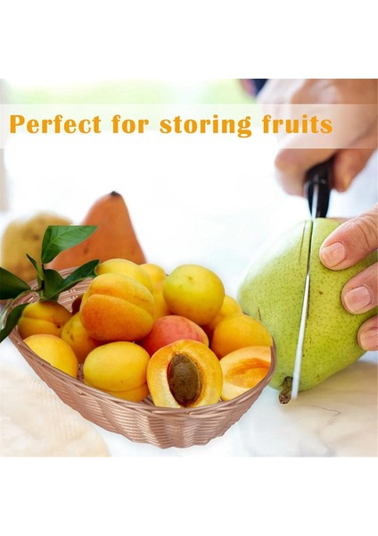 12 Paket Plastik Oval Sepet Boş Ekmek Sepeti Gıda Depolama Sepeti Dökme Plastik Hasır Sepetler Kutusu Mutfak Porsiyonu Için (Yurt Dışından) modelleri