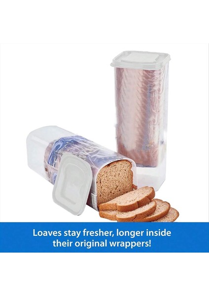 Şeffaf Ekmek Kutusu Plastik Taze Tutma Tost Depolama Tutucu Kapak Ekmek Daha Net Ekmek Saklama Kabı C (Yurt Dışından) fiyatları