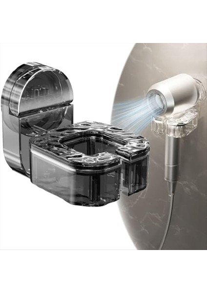 Dönen Saç Kurutma Rafı Yumruksuz Punch Free Duvara Monte Saç Kurutma Tutucu Saç Kurutma Makinesi Için Saç Kurutma Rafı A (Yurt Dışından) modelleri