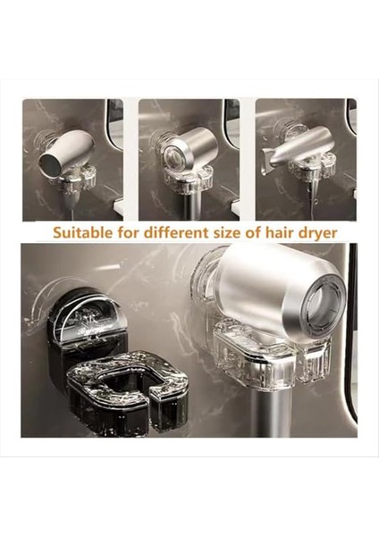 Dönen Saç Kurutma Rafı Yumruksuz Punch Free Duvara Monte Saç Kurutma Tutucu Saç Kurutma Makinesi Için Saç Kurutma Rafı A (Yurt Dışından) fırsatları