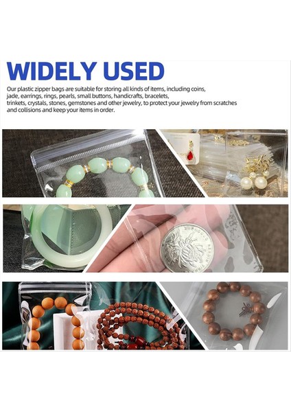 160PCS 5 Boyutlu Pvc Kendi Kendi Mühür Mücevher Çantaları Plastik Fermuar Torbası Net Depolama Torbaları 30 Adet Anti -Karniye Sekmeleri Şeritler Kiti (Yurt Dışından) modelleri