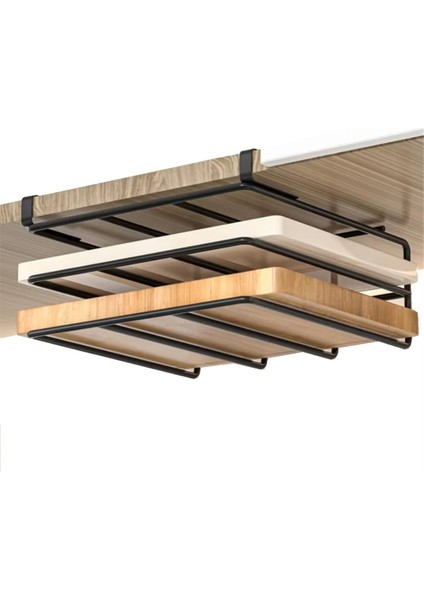 Mutfak Dökülmeyen Depolama Rafı Çok Fonksiyonlu Kesme Tahtası Depolama Raf Dolabı Asılı Kalabalık Raf A (Yurt Dışından)