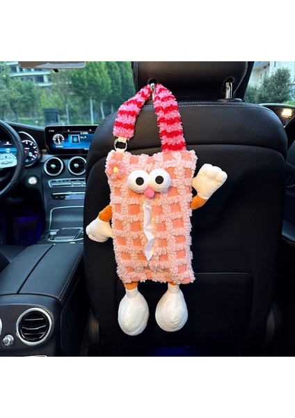 Sevimli Araba Doku Tutucu - Araba Arka Koltuk Doku Tutucu Peluş Karikatür Hayvan Doku Depolama Tutucu Asma Doku Kutusu A (Yurt Dışından) fiyatları