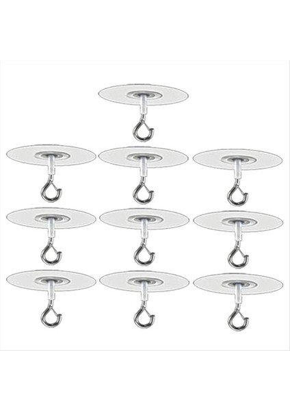 Patlamış Mısır Beton Dokulu Tavan Duvar Yüzeyi Için 10 Pcs Yapışkan Tavan Kancaları Sondaj Yok Kendinden Yapışkan Tavan Kancaları (Yurt Dışından)