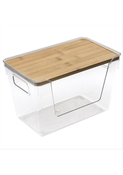 Bambu Üstleri ve Kulplu Ekstra Büyük Çöp Torbası Tutucuları Çamaşır Odası Organizasyonu ve Ev Için Depolama Mutfak (Yurt Dışından)