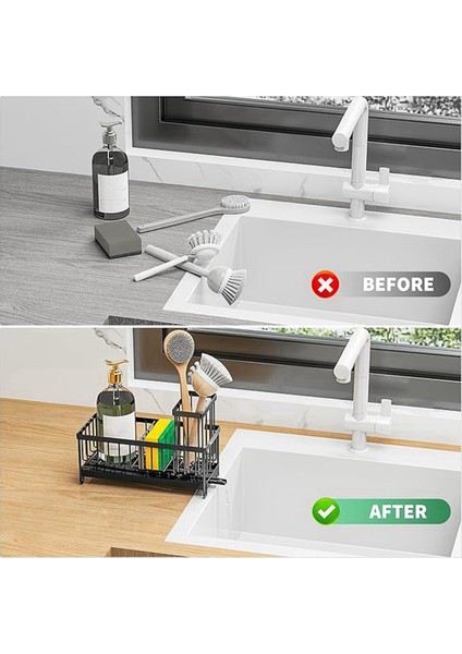 Mutfak Lavabosu Tezgah Pasopar Sabun Dispenser Organizatörleri ve Depolama Için Sünger Tutucu (Yurt Dışından) fiyatları