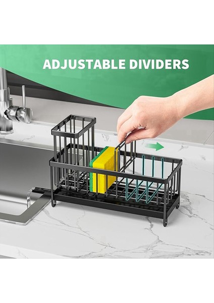 Mutfak Lavabosu Tezgah Pasopar Sabun Dispenser Organizatörleri ve Depolama Için Sünger Tutucu (Yurt Dışından) indirimleri