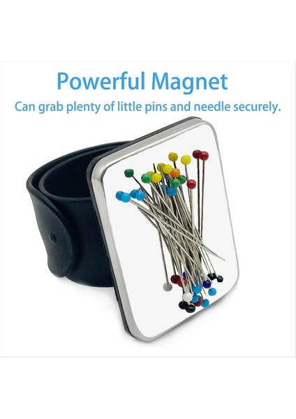 2 Adet Manyetik Pim Yastık Bileği Manyetik Dikiş Pincushion Dikiş Için Manyetik Pim Tutucu Bileklik Siyah+Pembalık (Yurt Dışından) indirimleri