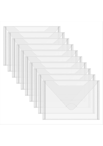 10 Adet Depolama Çantası Kesme Kalıpları Şablon El Sanatları Organizatör Sahibi 6x8 75 Inç Açık Damga Için Net Depolama Zarfları (Yurt Dışından)