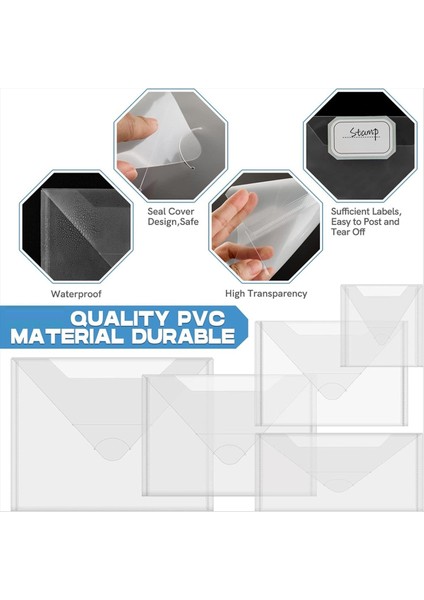 10 Adet Depolama Çantası Kesme Kalıpları Şablon El Sanatları Organizatör Sahibi 6x8 75 Inç Açık Damga Için Net Depolama Zarfları (Yurt Dışından) fiyatları