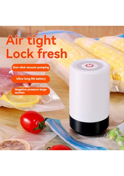 Vakum Mühürleyici Kompakt Ev Gıda Çantası Vakumlama Makinesi El Elektrikli Vakum Sızdırmazlık Maddesi (Yurt Dışından) fırsatları
