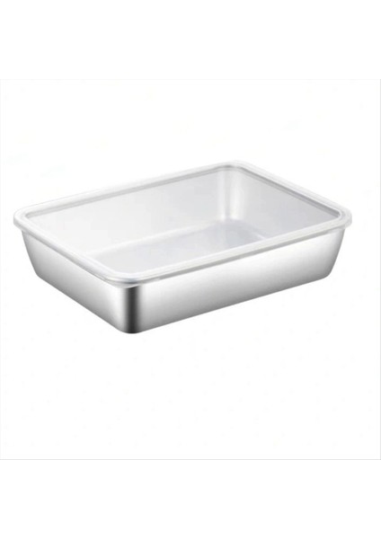 3 Adet Paslanmaz Çelik Gıda Depolama Servis Tepsileri Kapak Ev Mutfak Organizatör Gıda Konteyneri (Yurt Dışından) fiyatları