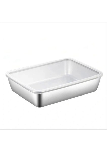 3 Adet Paslanmaz Çelik Gıda Depolama Servis Tepsileri Kapak Ev Mutfak Organizatör Gıda Konteyneri (Yurt Dışından) fırsatları