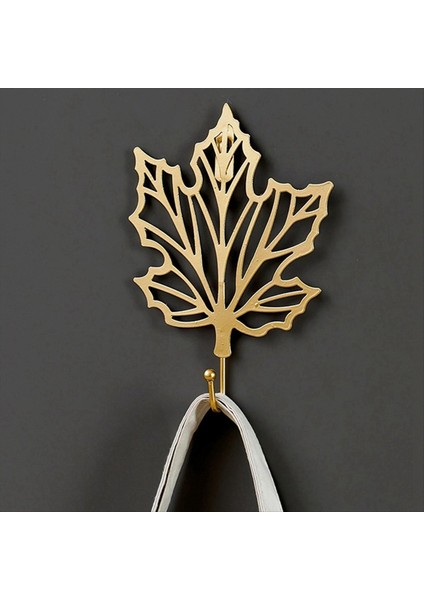 Vintage Metal Yaprak Hook Altın Renk Demir Sanat Duvar Asma Kancalar Yaratıcı Havlu Şapka Depolama Rafları Stil 2 (Yurt Dışından) fiyatları