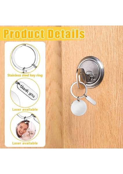 30 Pcs Gravravable Metal Anahtarlık Boşlukları Metal Damgalama Boşlukları 30 Pcs Etiket ve 30 Pcs Ambalaj Torbaları Metal Damgalama Etiketleri (Yurt Dışından) modelleri