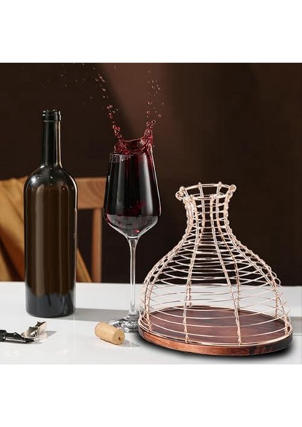 Metal Şarap Cork Tutucu Şarap Tutucu Ekran Vazo Çiftlik Evi Süsü Çok Amaçlı Kafes A Için Pratik Konteyner (Yurt Dışından) modelleri