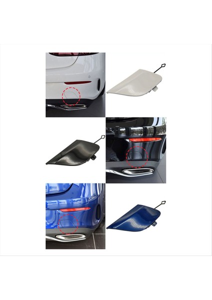 Araba Arka Tampon Çekme Kanca Göz Kapağı Kapağı Boyalı 2388858900 Mercedes-Benz E-Serisi Coupe W238 2016-2023 Siyah (Yurt Dışından) fırsatları