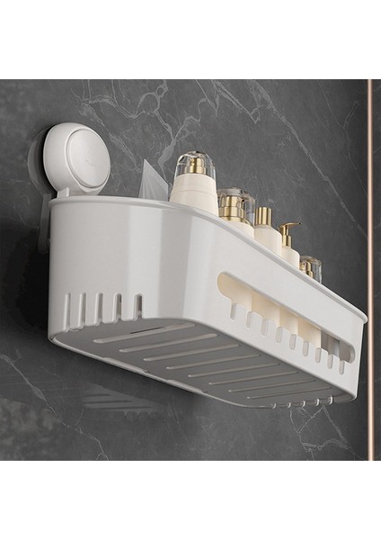 2x Duş Baharat Standı Banyo Organizatörü Depolama Sepeti Matkap Yok Çıkarılabilir Vakum Vantuz Duvar Standı (Yurt Dışından) fırsatları