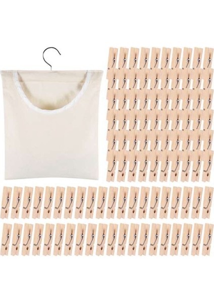 Kullanışlı Çamaşırhane Clothespin Çantası Yarı Kapalı Tuval Clothespin Depolama Askı Çantası Asma Depolama Organizatör Çamaşırhane (Yurt Dışından)