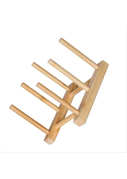 Mutfak Organizatör Pot Kapağı Tutucu Bambu Depolama Rafı Çok Fonksiyonlu Yemek Tabağı Tavan Kesme Tahtası Stand Kitaplık (Yurt Dışından) fırsatları