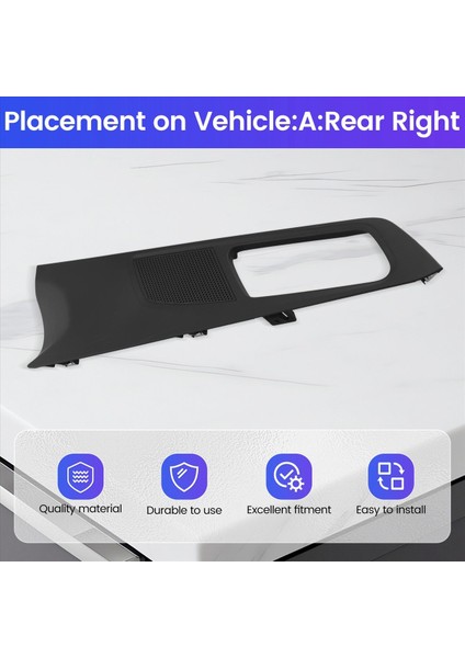 Peugeot 308S Için Yeni 308 T9 Yeni 408 T93 Kapı Iç Trim Panel Trim Kapak Kapağı Kontrolör Trim Kapağı 98011479ZD A (Yurt Dışından) indirimleri