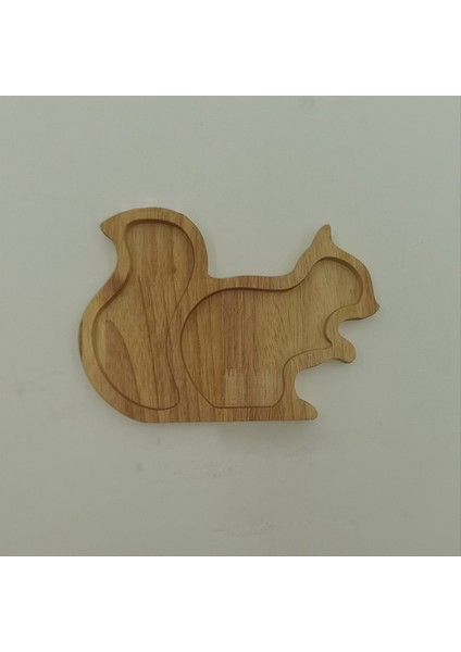 D-Snack Plaka Alan Tasarlayan Squirrel Ahşap Tepsisi Armut Meyve Tepsisi Somun Konteyner Takım Aksesuarları (Yurt Dışından) fiyatları