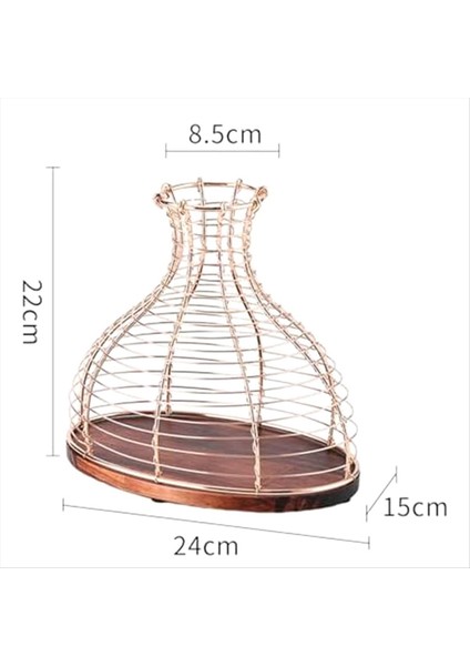 Metal Şarap Cork Tutucu Şarap Tutucu Ekran Vazo Çiftlik Evi Süsü Çok Amaçlı Kafes A Için Pratik Konteyner (Yurt Dışından) indirimleri