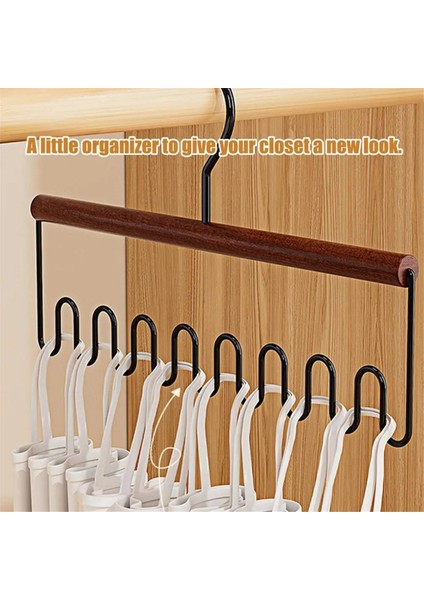 Dolap Gardırop Için Çok Fonksiyonlu Sütyen Askısı Çok Kancalı Uzay Tasarrufu Erkekler Kravat Kemer Kadın Sütyen Iç Çamaşırı Eşarp Askısı (Yurt Dışından) fiyatları