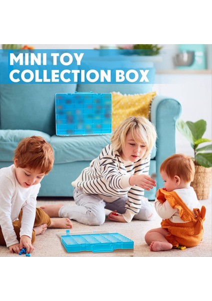 2pcs 48 Izgaralar Çıkarılabilir Bölücüler ile Plastik Organizatör Kutusu Oyuncak Koleksiyoncu Kasa Şeffaf Bölme Konteyner Saklama (Yurt Dışından) fırsatları