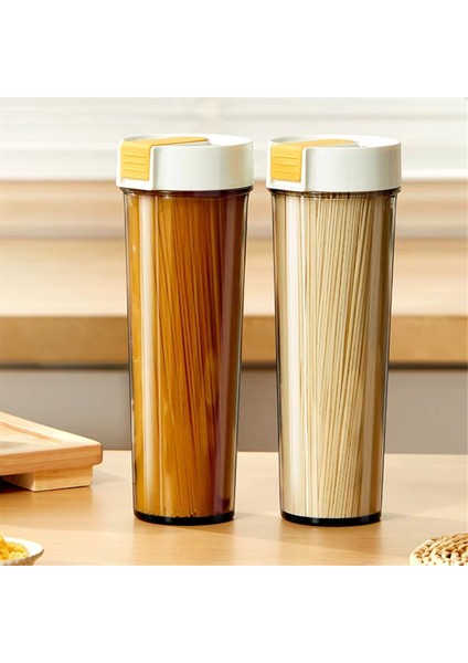 Spagetti Depolama Konteyneri - Mühürlü Makarna Kutusu Nem Korumalı Silikon Kapağı Gıda Sınıfı Abs Buzdolabı Organizatör B (Yurt Dışından) modelleri