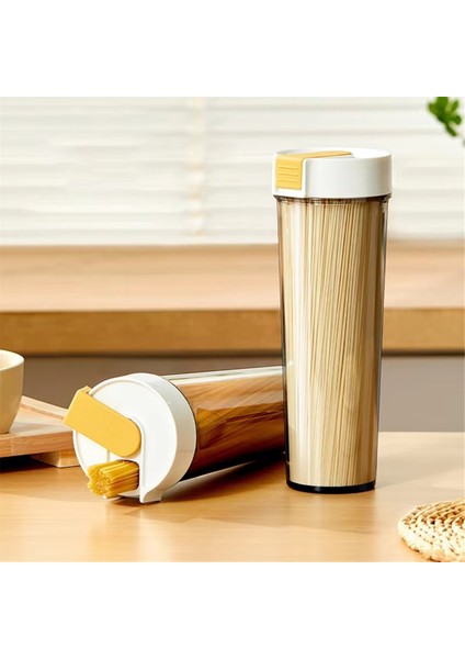 Spagetti Depolama Konteyneri - Mühürlü Makarna Kutusu Nem Korumalı Silikon Kapağı Gıda Sınıfı Abs Buzdolabı Organizatör B (Yurt Dışından) indirimleri