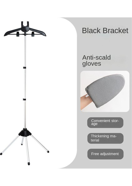 Ev Zemin Asılı Ütü Rafı Ekran Raf Giysisi Askı Kıyafetleri Katlanabilir Tripod Buharlı Askı Gri (Yurt Dışından) modelleri