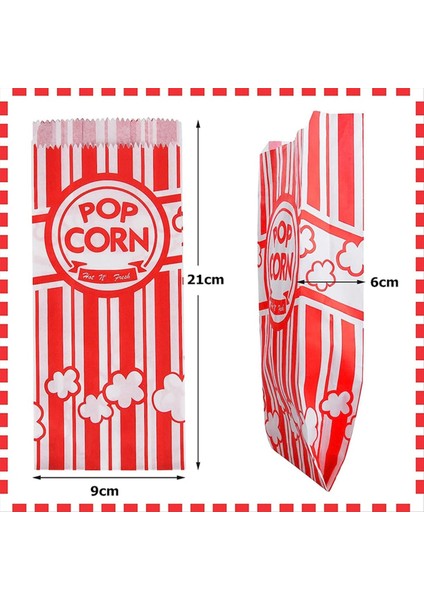 Kağıt Patlamış Mısır Torbaları Sızdırmaz Gres Dirençli Patlamış Mısır Torbaları Tek Kullanımlık Kağıt Patlamış Mısır Kabı Parti Için (Yurt Dışından) fiyatları