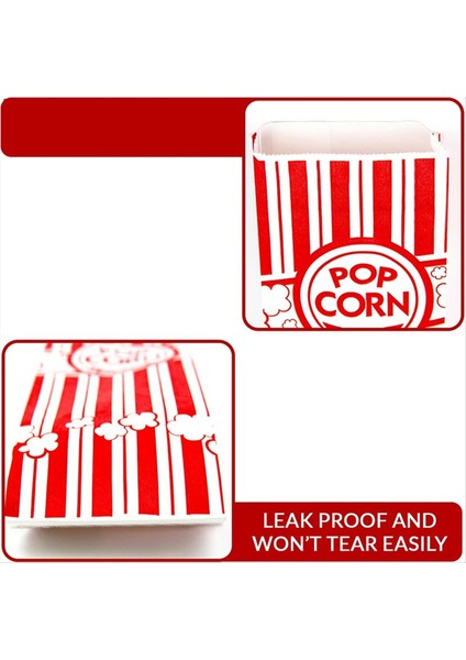 Kağıt Patlamış Mısır Torbaları Sızdırmaz Gres Dirençli Patlamış Mısır Torbaları Tek Kullanımlık Kağıt Patlamış Mısır Kabı Parti Için (Yurt Dışından) indirimleri