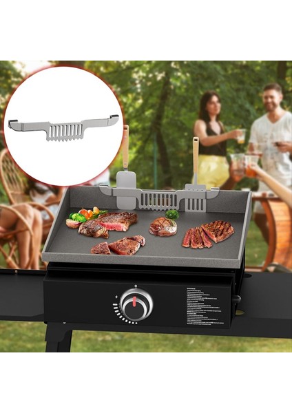 Griddle Grease Kapı Spatula Tutucu Barbekü Çatal Teşhis Rafı Asma Rafı (Yurt Dışından) indirimleri