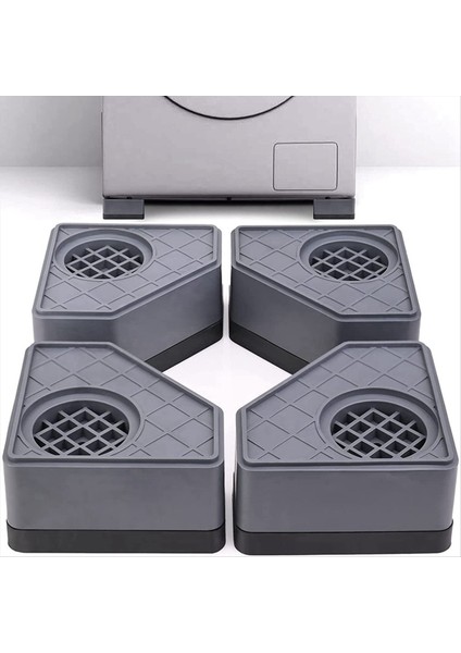 8x Çamaşır Makinesi Için Titreşim Anti Pedi Yıkayıcı Kurutucu Kaideleri Kare Kauçuk Ayak Pedleri Giyen Kaideler Tek Katman (Yurt Dışından) modelleri