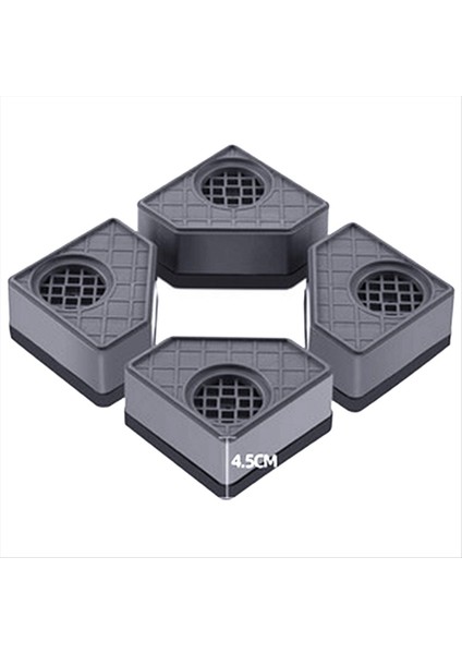 8x Çamaşır Makinesi Için Titreşim Anti Pedi Yıkayıcı Kurutucu Kaideleri Kare Kauçuk Ayak Pedleri Giyen Kaideler Tek Katman (Yurt Dışından) indirimleri