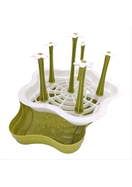 Tezgah Kupa Tahliye Rafı Mutfak Şişesi Kurutma Ttray Termos Cam Tutucu Standı Plastik Asma Kupa Raf Organizatör (Yurt Dışından) fırsatları