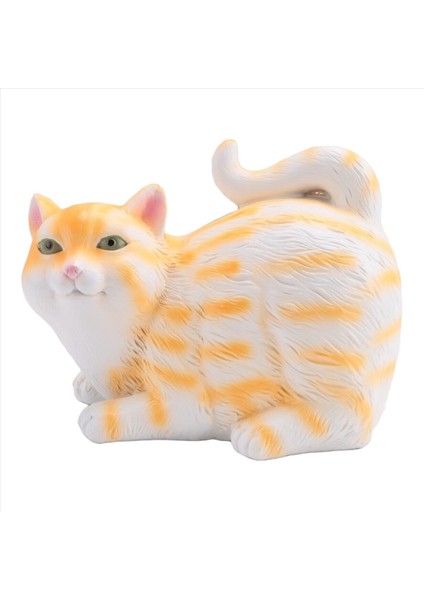 Cat Butt Doku Tutucu - Turuncu Toybur Kedi Square Doku Kutusu Kapak - Sevimli Banyo Aksesuarları - Reçine Doku Dağıtıcısı (Yurt Dışından)