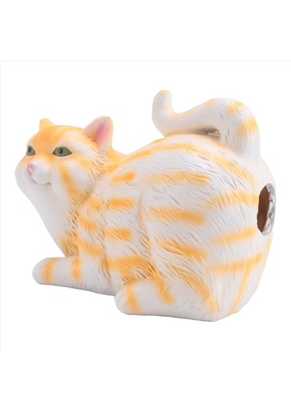 Cat Butt Doku Tutucu - Turuncu Toybur Kedi Square Doku Kutusu Kapak - Sevimli Banyo Aksesuarları - Reçine Doku Dağıtıcısı (Yurt Dışından) modelleri