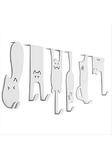 Kapının Arkasında Kanca Rafı Yumruksuz Mutfak Dolap Kapı Duvar Askısı Depolama Giysileri Şapka Anahtar Eseri (Yurt Dışından)