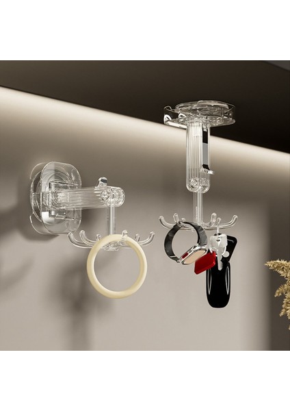 Banyo Duvar ve Tavan Döner Kanca 6 Pençe Döner Kanca Duş Askı Banyo Tuvalet Masası A (Yurt Dışından) fırsatları