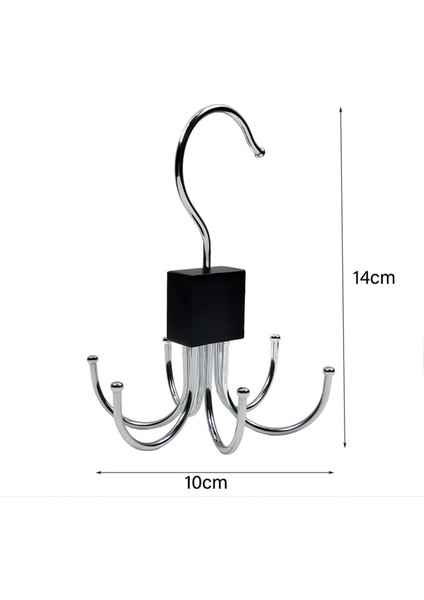 Gardırop Ceket Kemer ve Dolap Alıcısı Için Kullanılan 6 Kanca ile 360 Derece Dönen Kanca (Yurt Dışından) fiyatları