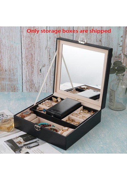 Çok Fonksiyonlu Takılar Depolama Kutusu Yüzük Küpe Takı Kutusu Izleme Kolye Bilezik Takı Kutusu (Yurt Dışından) indirimleri