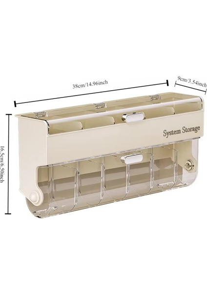 Duvara Monte Edilmiş Çorap Saklama Kutusu-Gardırop Yatak Odası Külotu Veri Kablosu Konteyneri Için Alan Tasarruflu Iç Çamaşırı Organizatörü (Yurt Dışından) modelleri