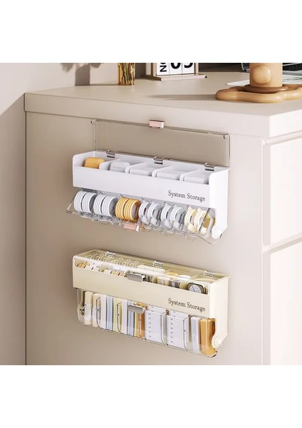 Duvara Monte Edilmiş Çorap Saklama Kutusu-Gardırop Yatak Odası Külotu Veri Kablosu Konteyneri Için Alan Tasarruflu Iç Çamaşırı Organizatörü (Yurt Dışından) indirimleri