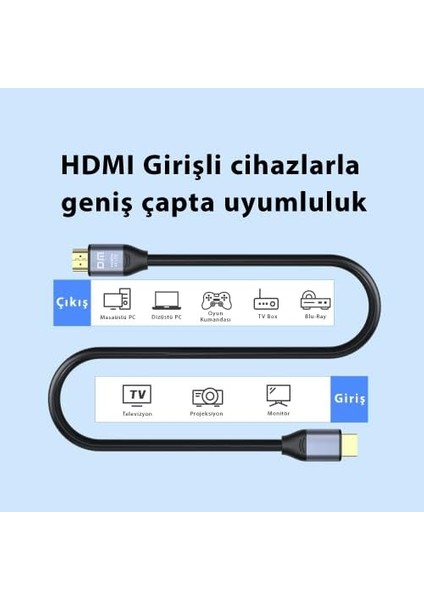 Dm HI010 4K 60Hz HDMI 2.0 Görüntü ve Ses Aktarım Kablosu 10 Metre fiyatları