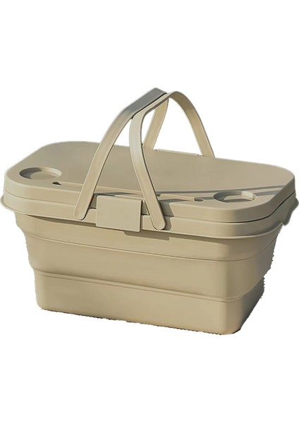 Katlanabilir Depolama Sepeti Seti Vahşi Denizci Piknik Sepeti Açık Hava Piknikleri Için Kompakt Kamp Kutusu A (Yurt Dışından)