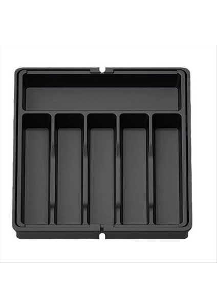 Genişletilebilir Çatal Teşheri Çekmecesi Organizatör Gümüş Çekme Takımı Çekmece Tepsi Silverware Pluser Organizer Mutfak Depolama (Yurt Dışından)